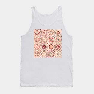 Octagonal Oriental and ethnic motifs in patterns. Tank Top